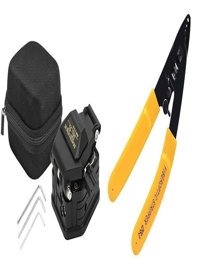 Corslet مجموعة أدوات كورسليت للألياف الضوئية - قاطع ألياف عالي الدقة SKL-6C للألياف 125 ميكرومتر، كماشة متعددة الأغراض لتقشير أسلاك الألياف | مجموعة أدوات قطع وتقشير الألياف الضوئية FTTH - Image 1